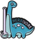Herbivore Enamel Pin, Funny Smoking Cannabis Stoner Lapel Pin, Weed Addict Brooches, Marijuana Lover Badge Brooch, 420 Smoker Badges, Funny Gift For Smoking Lover, Cute Stoner Gift