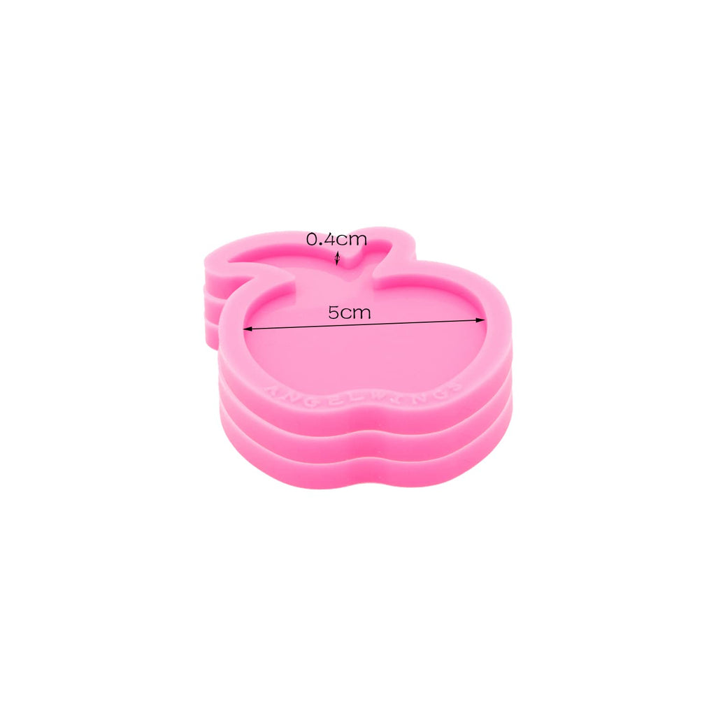 3pc Marijuana Silicone Keychain Mold, Pot Leaf Hemp Resin Epoxy Molds with 10Pc Key Ring (DY0156+DY0156+DY0156+PJ)