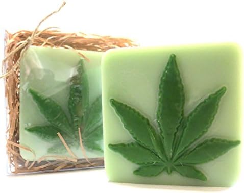 Hemp Soap Mold Marijuana Leaf Pot Leaf for Soap or Chocolate Candy 3 Cavities 031