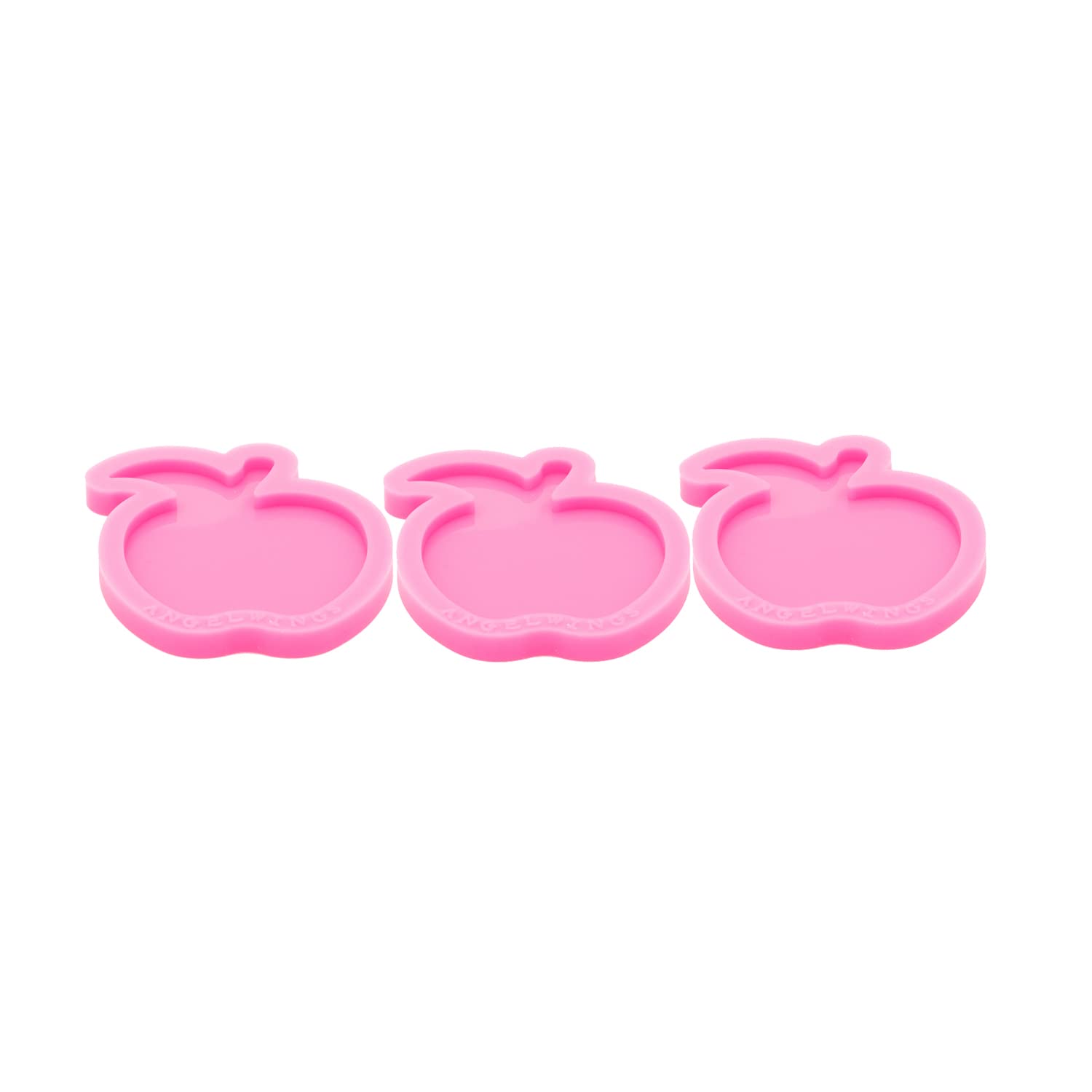 3pc Marijuana Silicone Keychain Mold, Pot Leaf Hemp Resin Epoxy Molds with 10Pc Key Ring (DY0156+DY0156+DY0156+PJ)