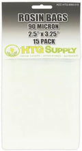 90 Micron 2.5" x 3.25" Rosin Bags - 15 Pack