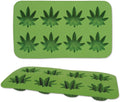 Beistle Marijuana Leaf Ice Cube Mold Silicone 8 Tray