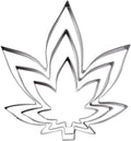 3 Pcs Marijuana Cannabis Shaped Cookie Cutters Stainless Steel Leaf Cookie Mold Shapes Thanksgiving Pastry Biscuit Cutter Shapes Fondant Clay Cutters Shapes for Holiday Birthday Party