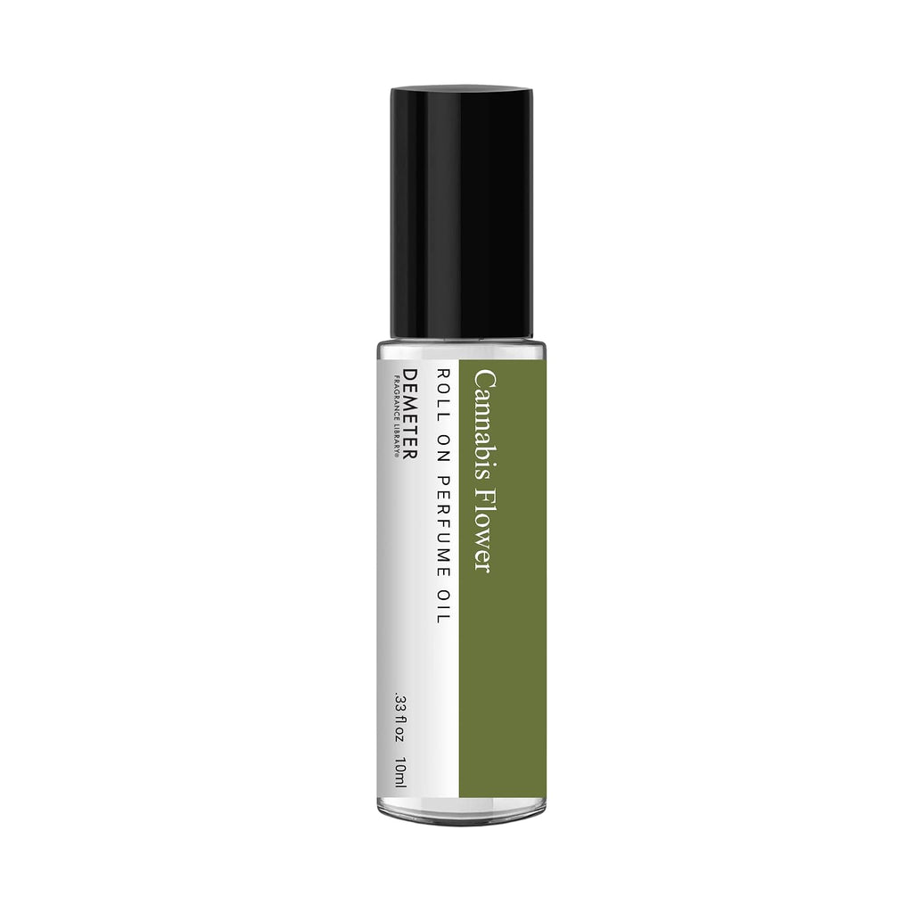 DEMETER Cannabis Flower Roll On Perfume Oil, 0.33 Oz, Long-Lasting