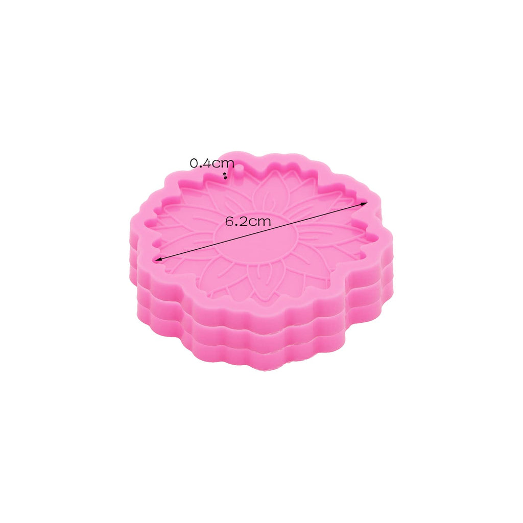 3pc Marijuana Silicone Keychain Mold, Pot Leaf Hemp Resin Epoxy Molds with 10Pc Key Ring (DY0156+DY0156+DY0156+PJ)