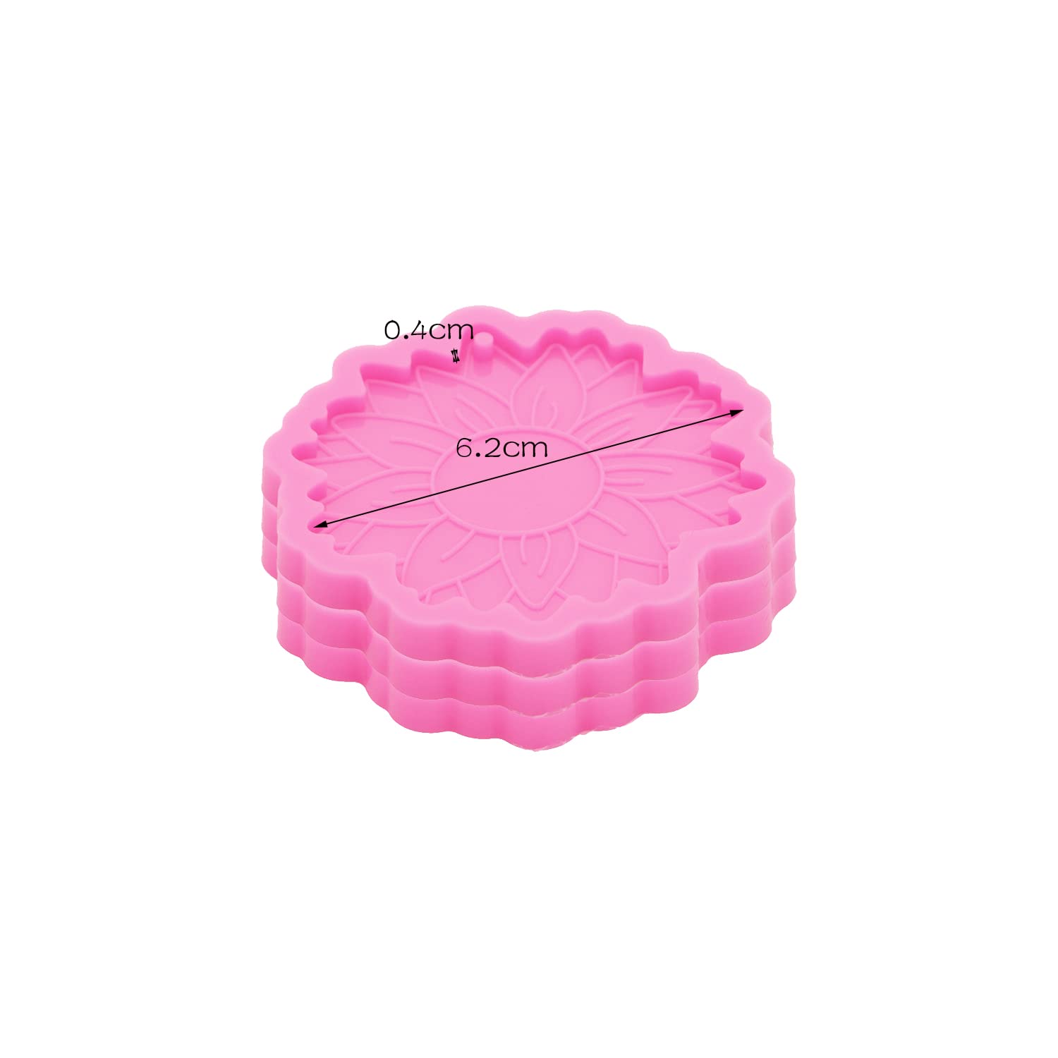 3pc Marijuana Silicone Keychain Mold, Pot Leaf Hemp Resin Epoxy Molds with 10Pc Key Ring (DY0156+DY0156+DY0156+PJ)
