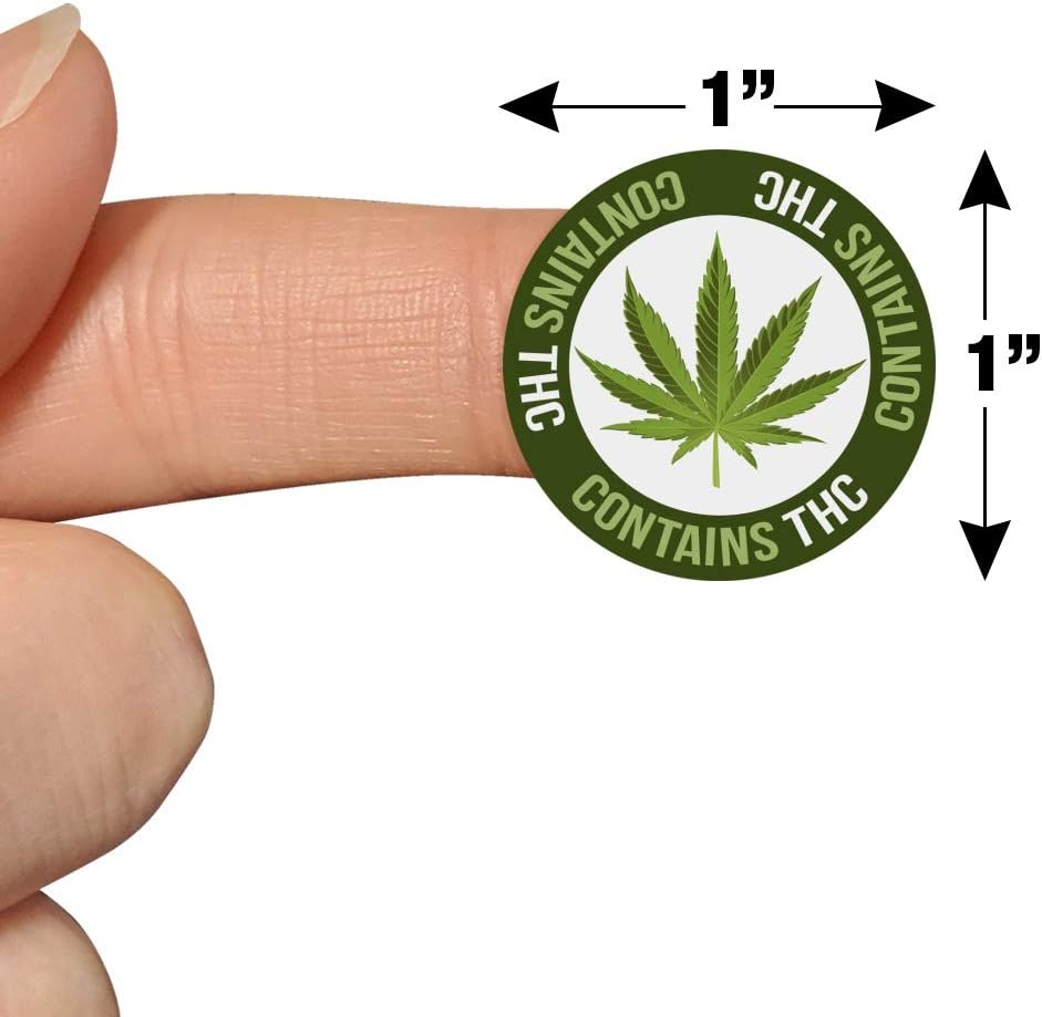 Contains THC Cannabis Marijuana Pot Planner Calendar Scrapbooking Crafting