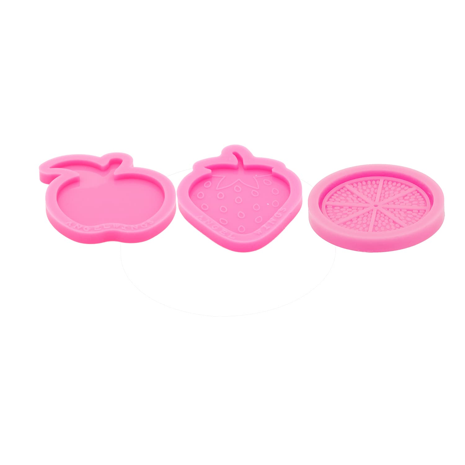 3pc Marijuana Silicone Keychain Mold, Pot Leaf Hemp Resin Epoxy Molds with 10Pc Key Ring (DY0156+DY0156+DY0156+PJ)