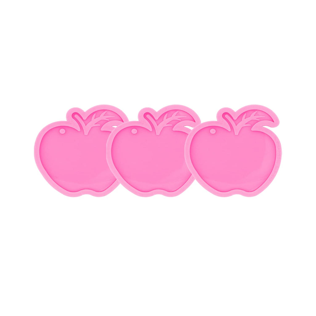 3pc Marijuana Silicone Keychain Mold, Pot Leaf Hemp Resin Epoxy Molds with 10Pc Key Ring (DY0156+DY0156+DY0156+PJ)
