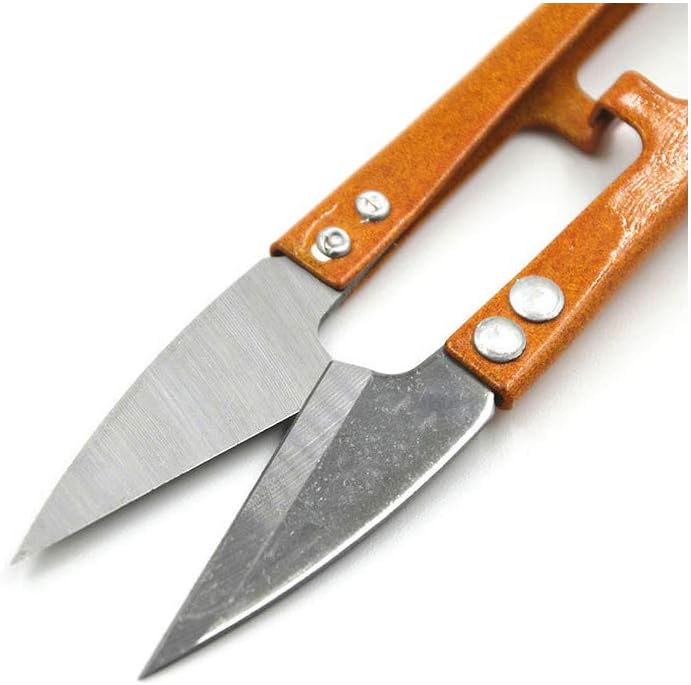 MUUZLL 3 Pack 4.1Inch Bonsai Pruning Scissors, Bud And Leaves Trimmer Yarn Thread Cutter Snips Trimming Supplies, Garden Plants, Gardening Clippers Flower, Stainless Steel Pruners Trimmers