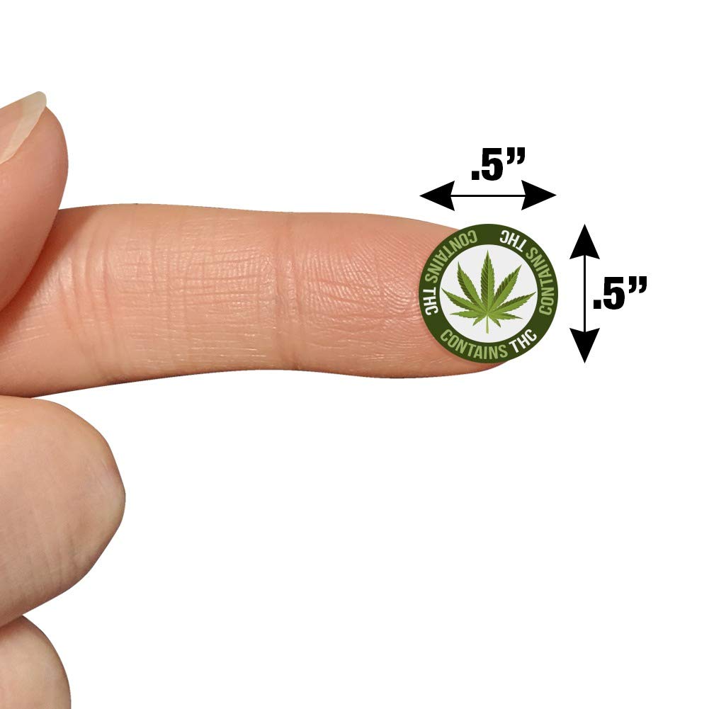 Contains THC Cannabis Marijuana Pot Planner Calendar Scrapbooking Crafting
