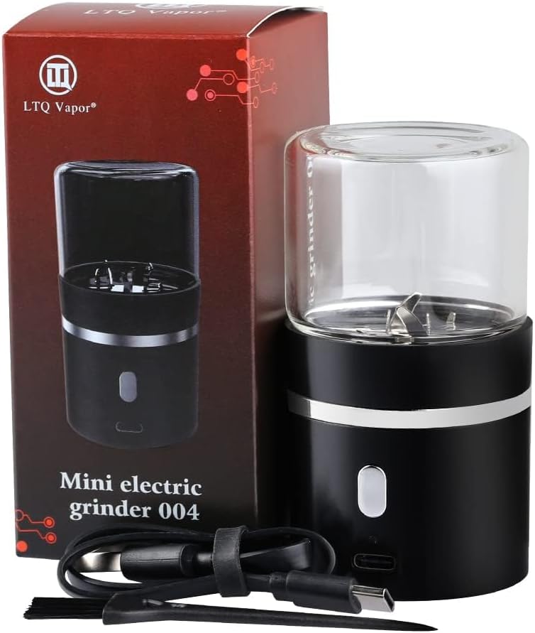 Upgraded Mini Electric Grinder Spice Smart Herb 400 mAh with 50ml Jar,Easy to Carry(Grinder)