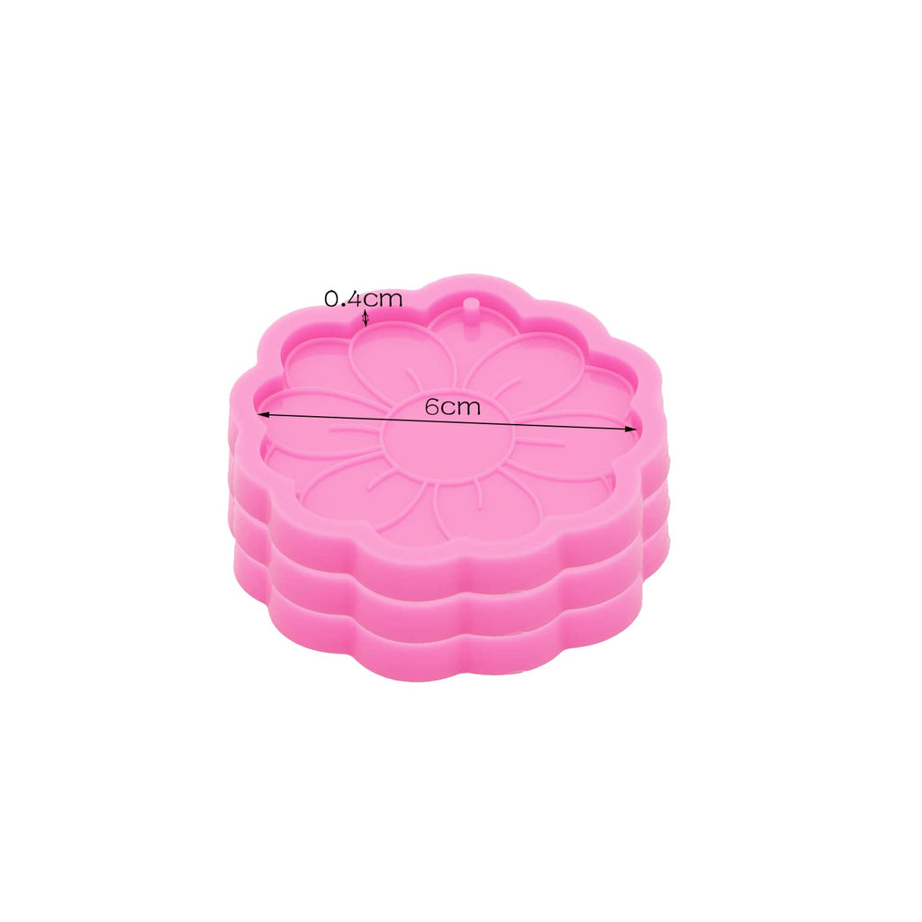 3pc Marijuana Silicone Keychain Mold, Pot Leaf Hemp Resin Epoxy Molds with 10Pc Key Ring (DY0156+DY0156+DY0156+PJ)