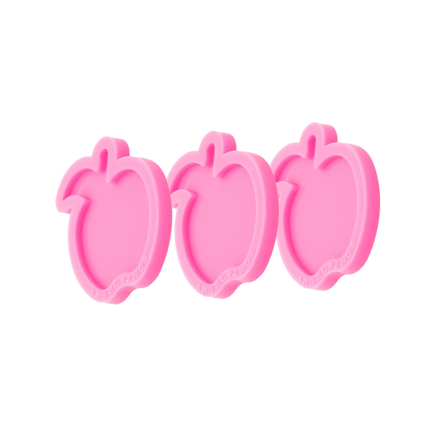 3pc Marijuana Silicone Keychain Mold, Pot Leaf Hemp Resin Epoxy Molds with 10Pc Key Ring (DY0156+DY0156+DY0156+PJ)
