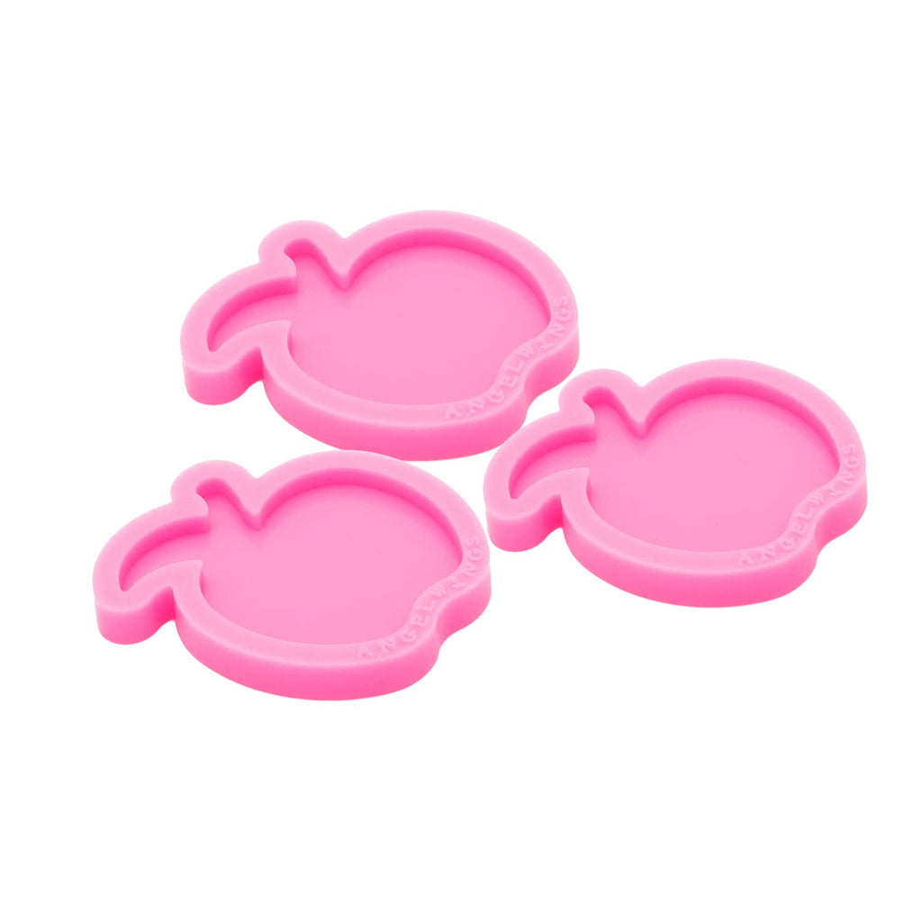 3pc Marijuana Silicone Keychain Mold, Pot Leaf Hemp Resin Epoxy Molds with 10Pc Key Ring (DY0156+DY0156+DY0156+PJ)