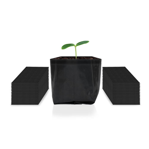 AC Infinity Nursery Bags 1/2 Gallon, Non-Woven Fabric Growing Pouches | 50-Pack Plant Pots for Seed Starting, Soil Transplant, and Home Garden Supply