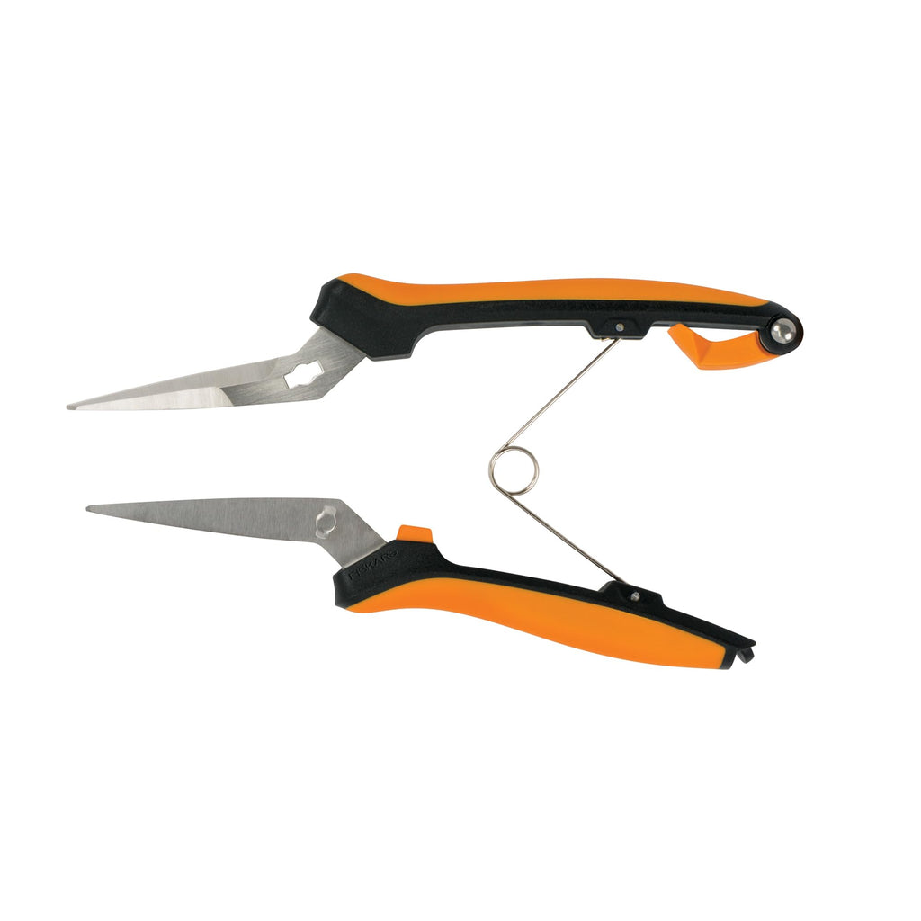 Fiskars 6" Non-Stick Pruning Snips, Resin-Resistant Garden Scissors
