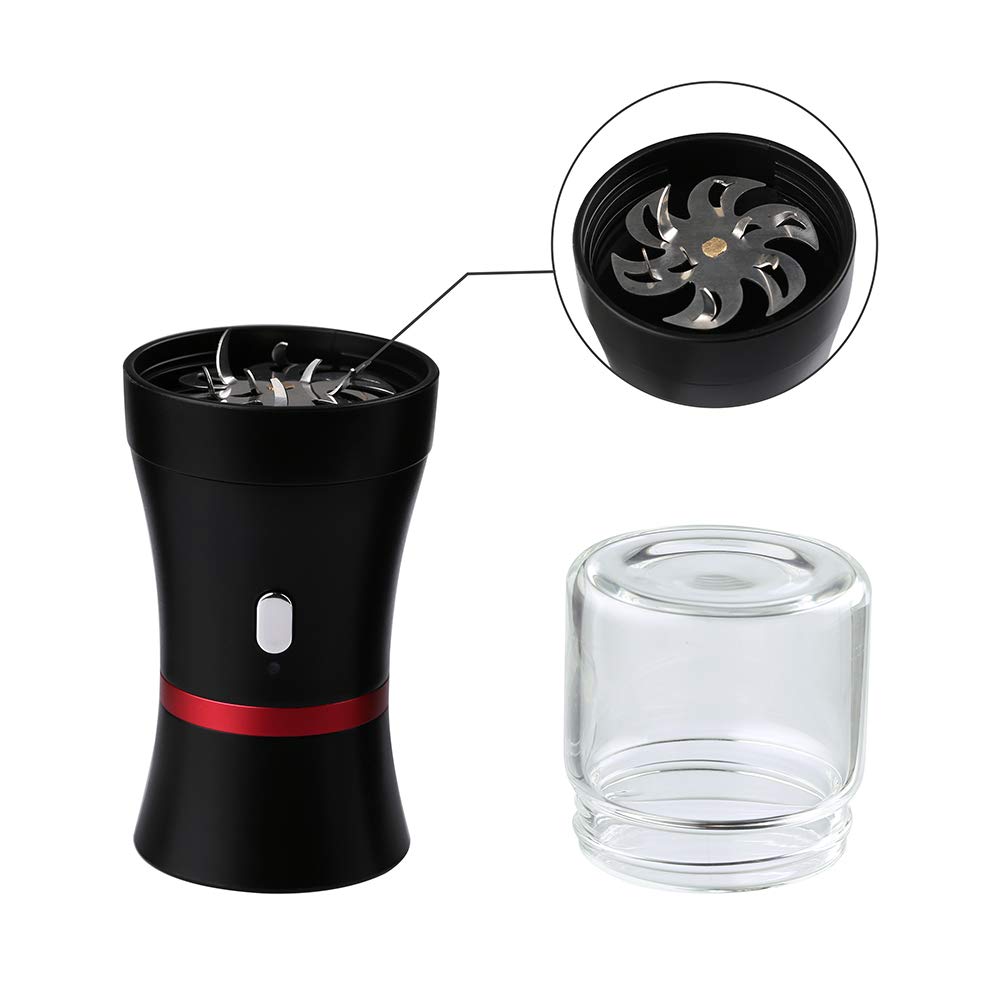 Upgraded Mini Electric Grinder Spice Smart Herb 400 mAh with 50ml Jar,Easy to Carry(Grinder)