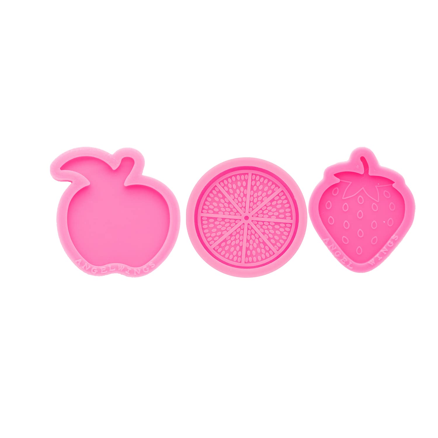 3pc Marijuana Silicone Keychain Mold, Pot Leaf Hemp Resin Epoxy Molds with 10Pc Key Ring (DY0156+DY0156+DY0156+PJ)