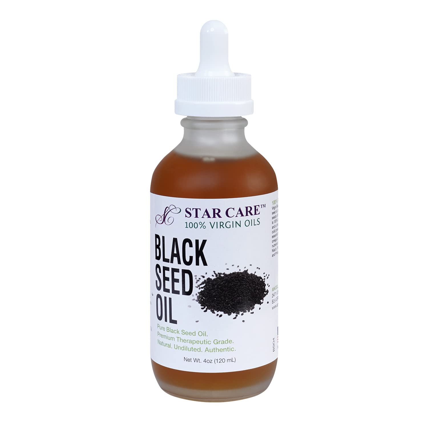 100% Virgin Hemp Oil Pure Cannabis Sativa Seed Oil for Face, Body, Hair, and Nails – Made in USA, 4oz (120ml)