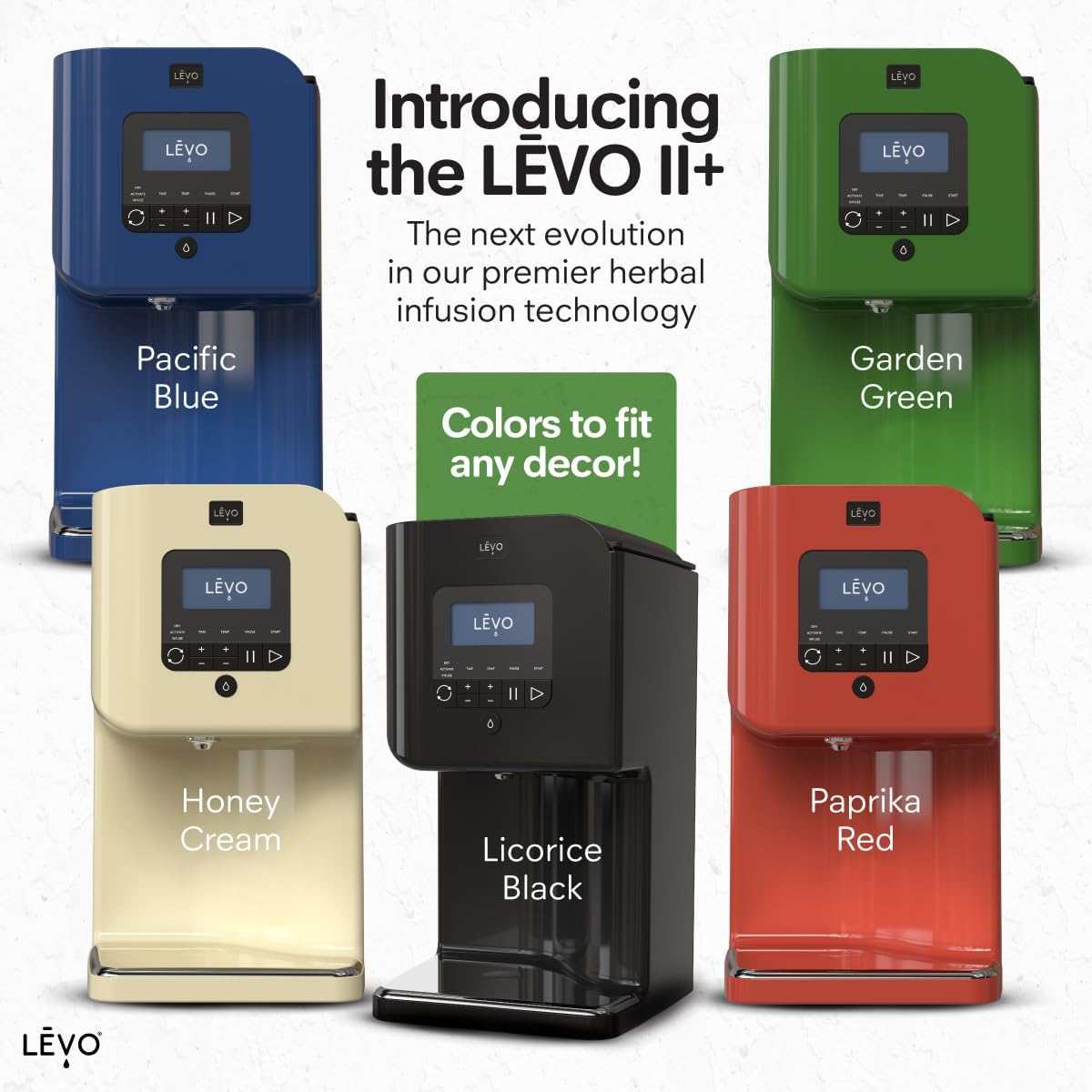 LEVO II+ (Licorice Black) - Herbal Oil Infusion Machine Plus Filter Technology - Botanical Extractor, Herb Dryer, Decarboxylator, Oil Infuser - Easy Edible Infusion Maker for Gummies, Brownies & More