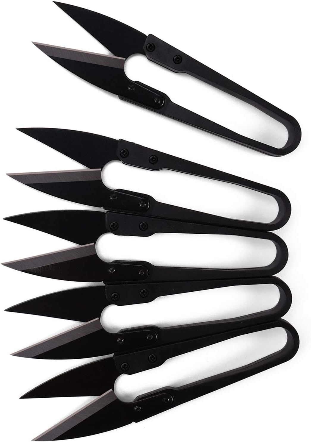 Bonsai Pruning Scissors 5 PCS, Small Pruner Shears, Bud Leaves Trimmer, Garden Shears for Plants, Gardening Clippers for Flower, Stainless Steel Bud and Bonsai Trimming Pruners Trimmers