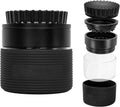 Herb & Spice Grinder | Toothless Mill | Non-Stick Ceramic Coating | Glass Chamber | Storage Compartment | Screen Free | Fluffy Grind | Kitchen Tool
