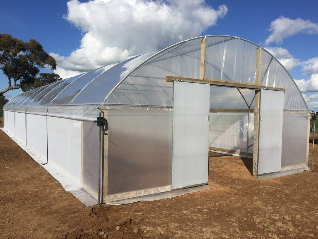 A&A Greenhouse Clear Plastic Film 8 mil - Polyethylene Covering - UV Protection - (10 ft. W x 25 ft. L)