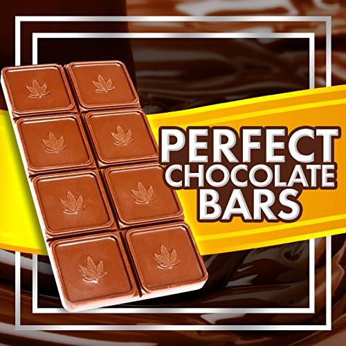 Marijuana Leaf Chocolate Bar Silicone Candy Mold Trays, 2 Pack