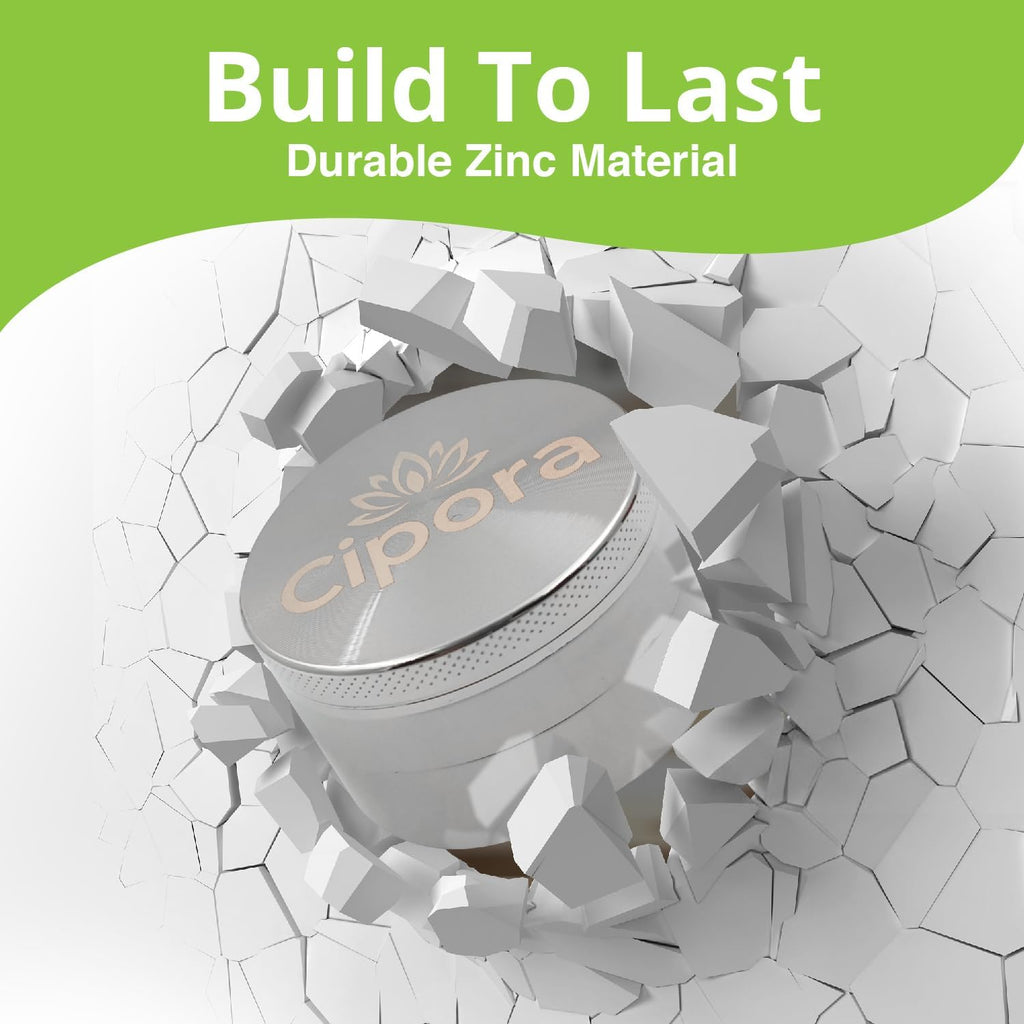 2.5" Manual Grinder (Silver)