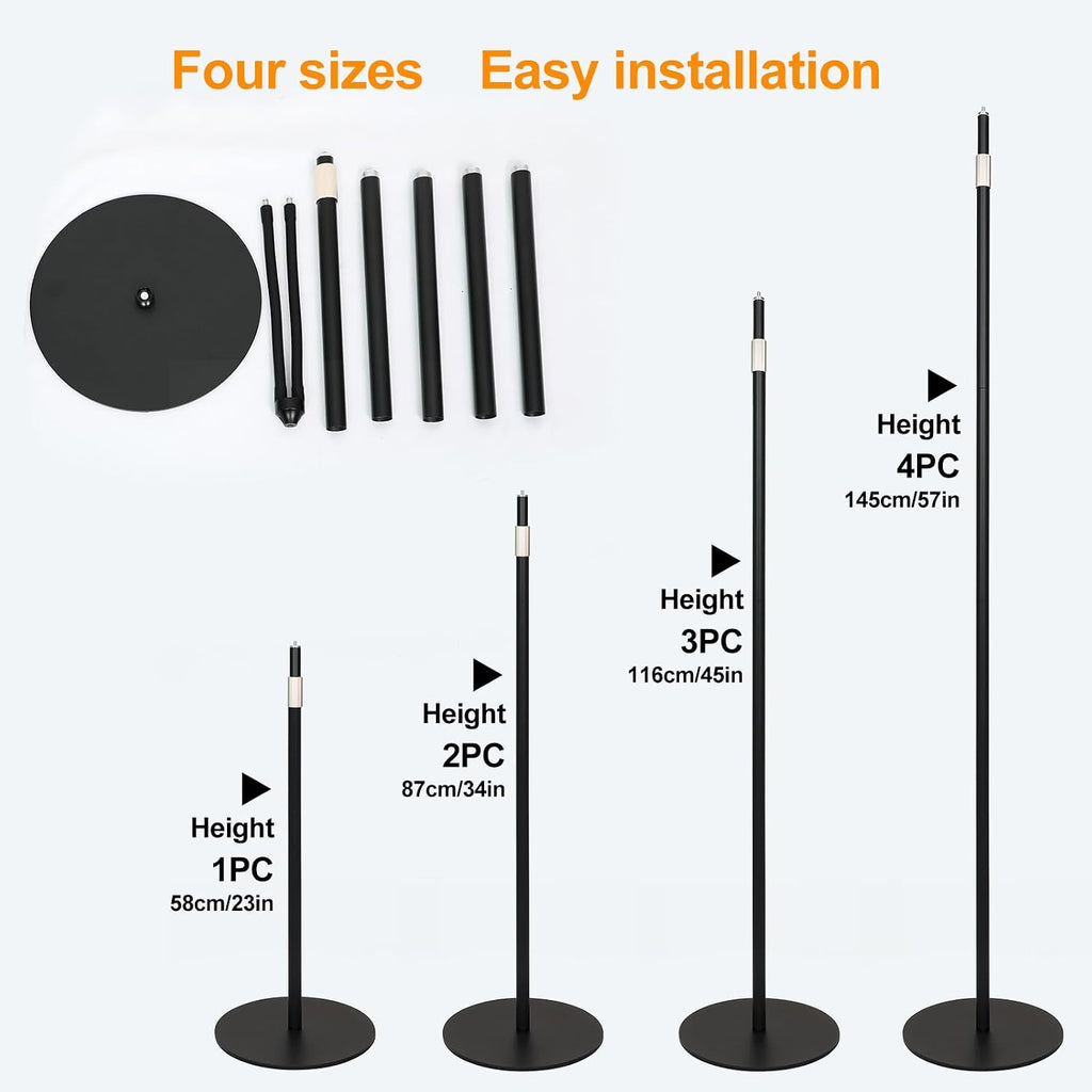 FECiDA 2026 2Head Floor Lamp Grow Light, Standing Grow Light with Stable Base for Tall and Big Houseplant, Bonsai Tree, Monstera, 4/8/12/16/20 Hr Timer, 50 Watt Power Draw, 40"-76" Height Adjustable