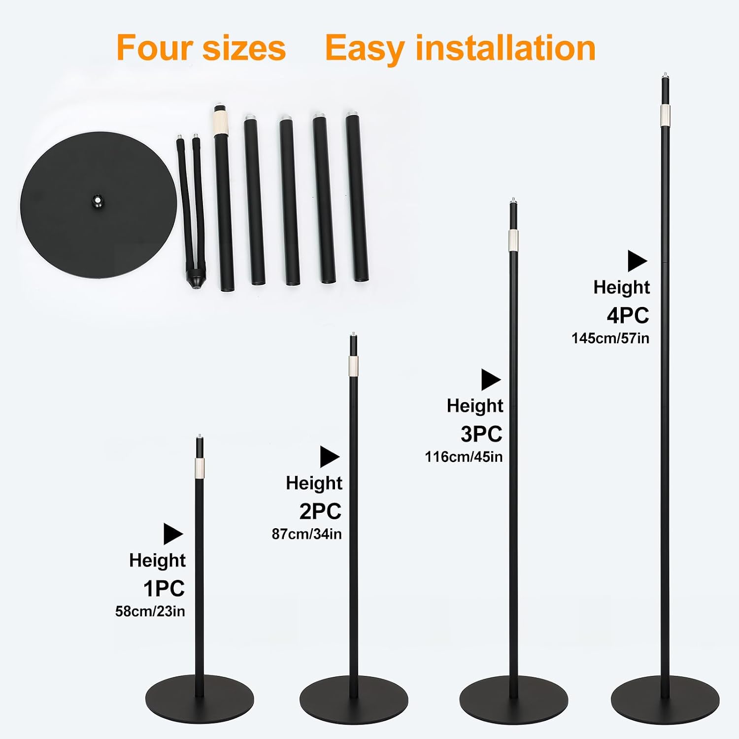 FECiDA 2026 2Head Floor Lamp Grow Light, Standing Grow Light with Stable Base for Tall and Big Houseplant, Bonsai Tree, Monstera, 4/8/12/16/20 Hr Timer, 50 Watt Power Draw, 40"-76" Height Adjustable