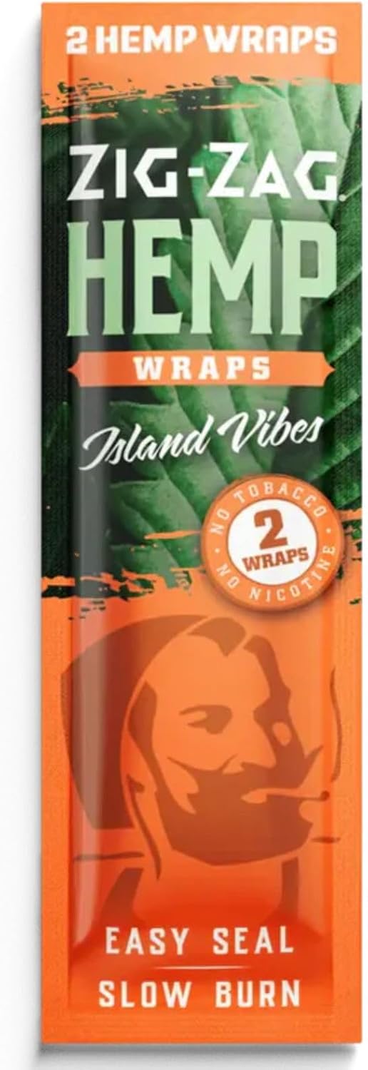 ZIG-ZAG Hemp Wraps, Summer Slice, 25-Pack