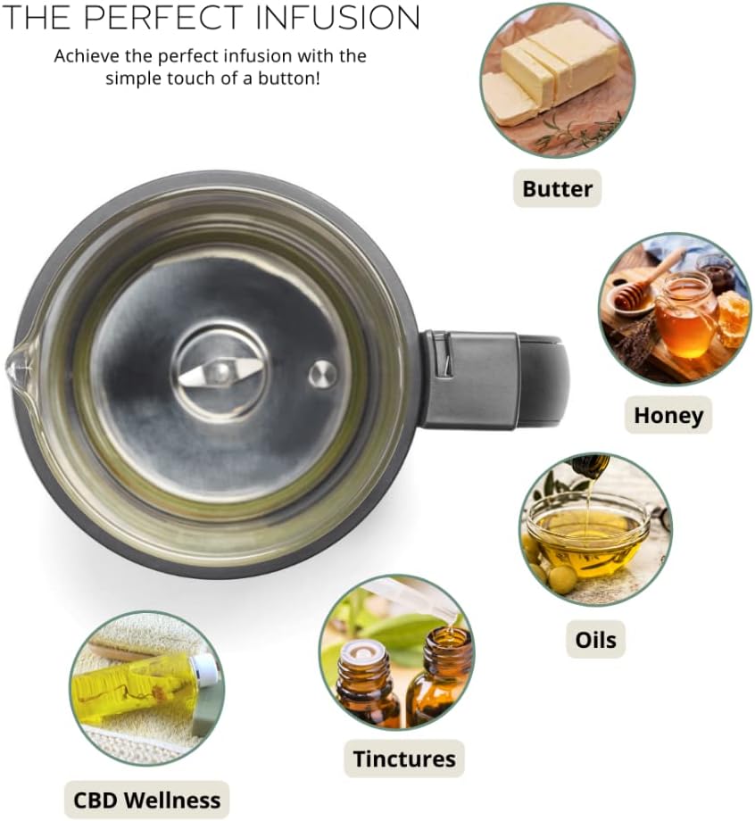 HELLO HIGH Herbal Infusion & Decarboxylator for Butter, Oil & Tinctures
