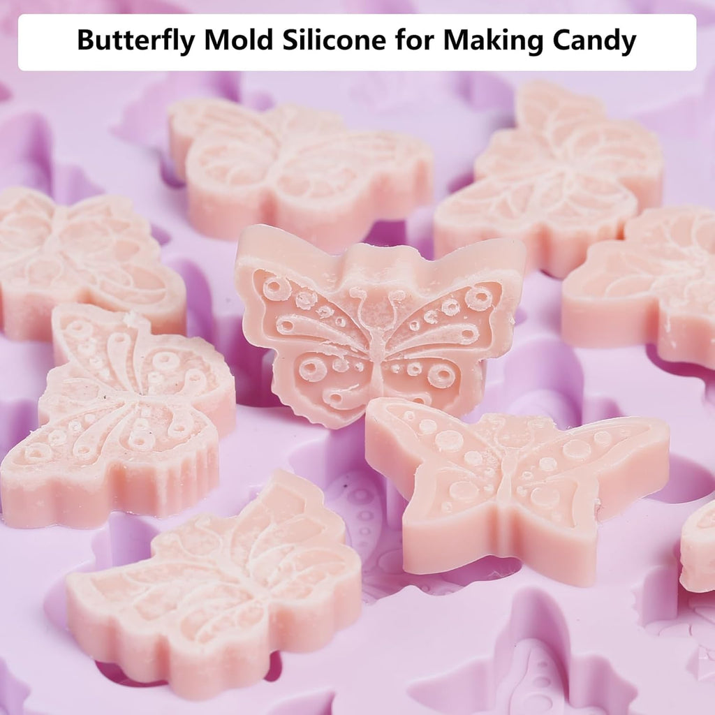 Marijuana Cannabis Hemp Leaf Silicone Molds with 70 Cavities Shaped for Pot Chocolate Candy Gummy, Flower