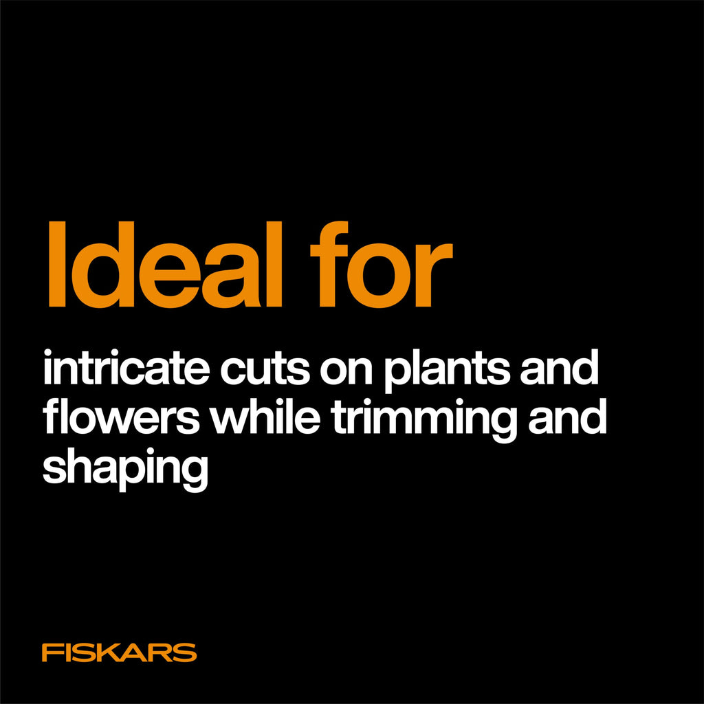 Fiskars 6" Non-Stick Pruning Snips, Resin-Resistant Garden Scissors