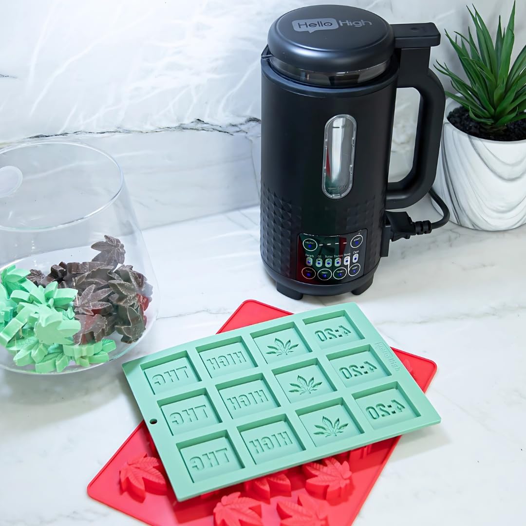 HELLO HIGH Decarboxylator & Infuser Edibles Kit for Butter, Gummies, Candy