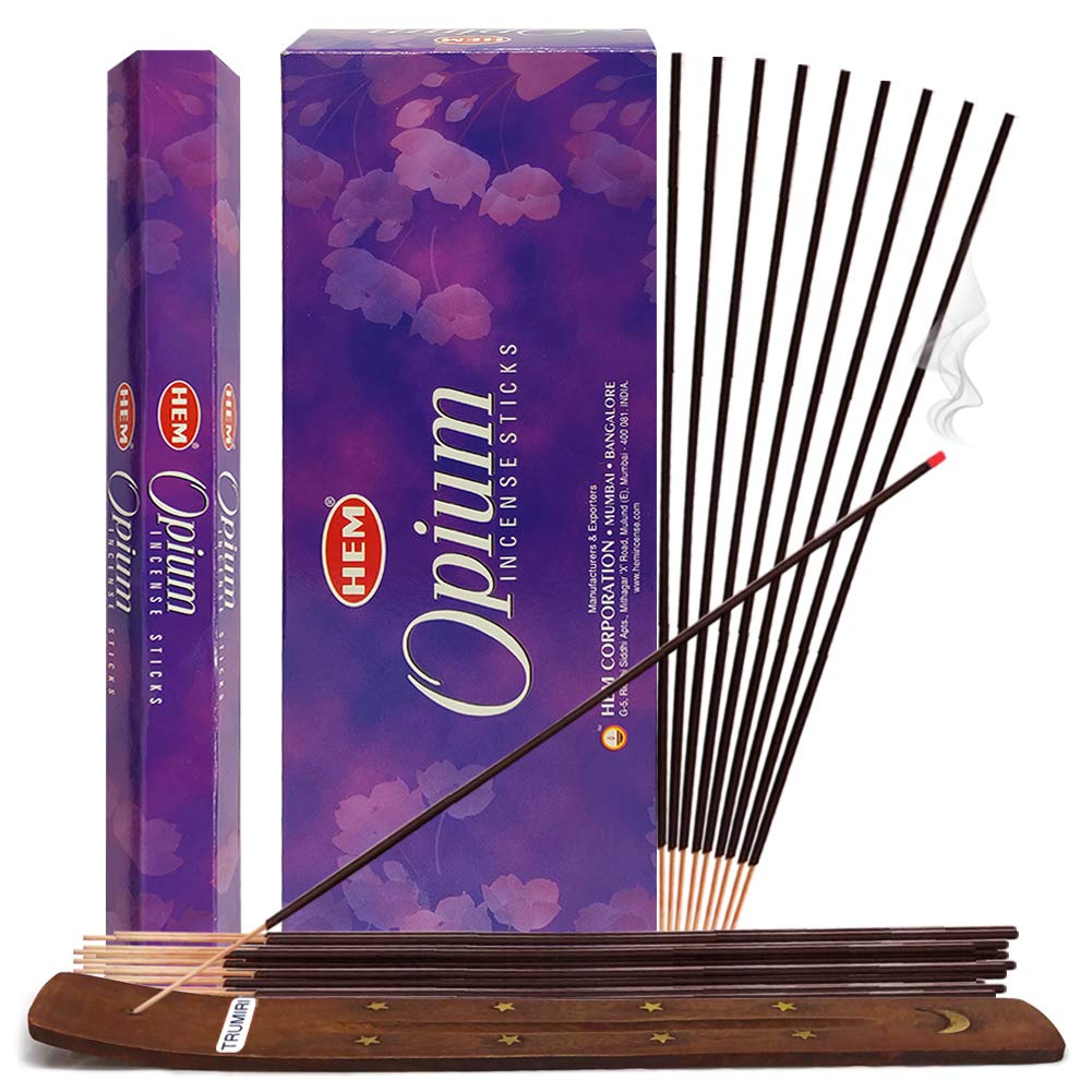Cannabis Incense Sticks and Incense Stick Holder Bundle Insence Insense Hem Incense Sticks