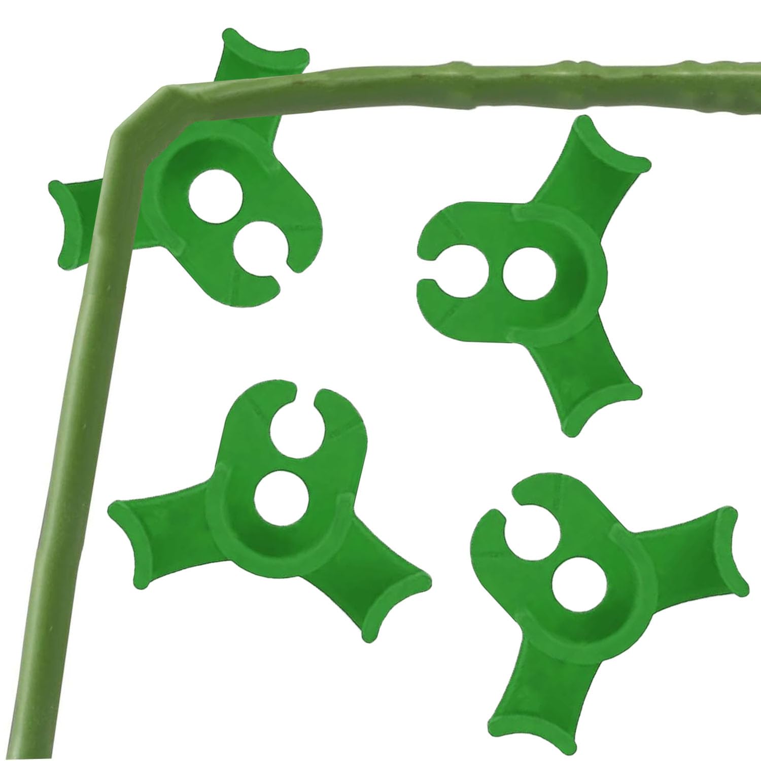 40 Pcs Low Stress Training Clips, 90 Degrees Plant Trainer Bud Plant Bender Plant Training Clips Bud Bender for Plant Gardening - White and Red