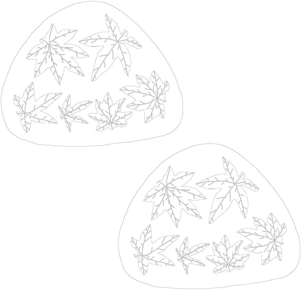 2 Pack Marijuana Leaf Cake Fondant Mold Pot Leaves Silicone Mold for Cannabis Weed Hemp Leaf Theme Cake Decoration, Chocolate Candy Polymer Clay Cookie Sugar Craft Projects-Pink