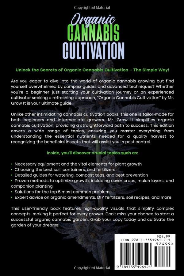 Organic Cannabis Cultivation: A Complete Beginner-To-Intermediate Guide For Growing Cannabis Organically