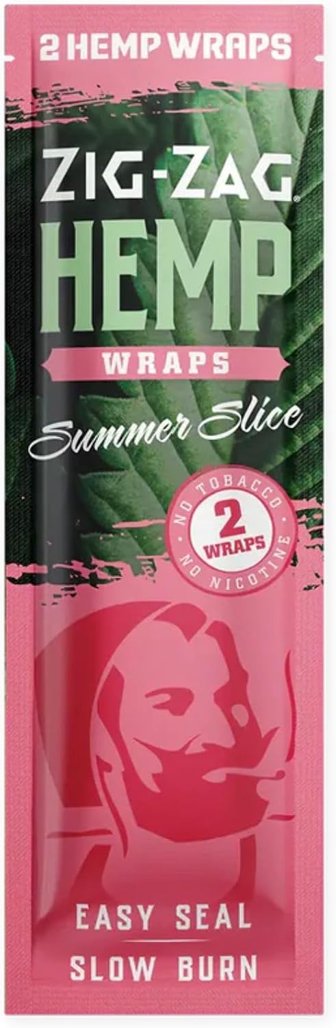 ZIG-ZAG Hemp Wraps, Summer Slice, 25-Pack