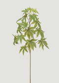 39-Inch Artificial Marijuana Cannabis Leaf Branch, Decorative Faux Greenery Stem