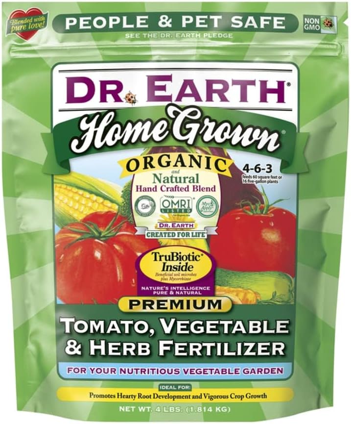 Dr. Earth Organic 5 Tomato, Vegetable & Herb Fertilizer Poly Bag