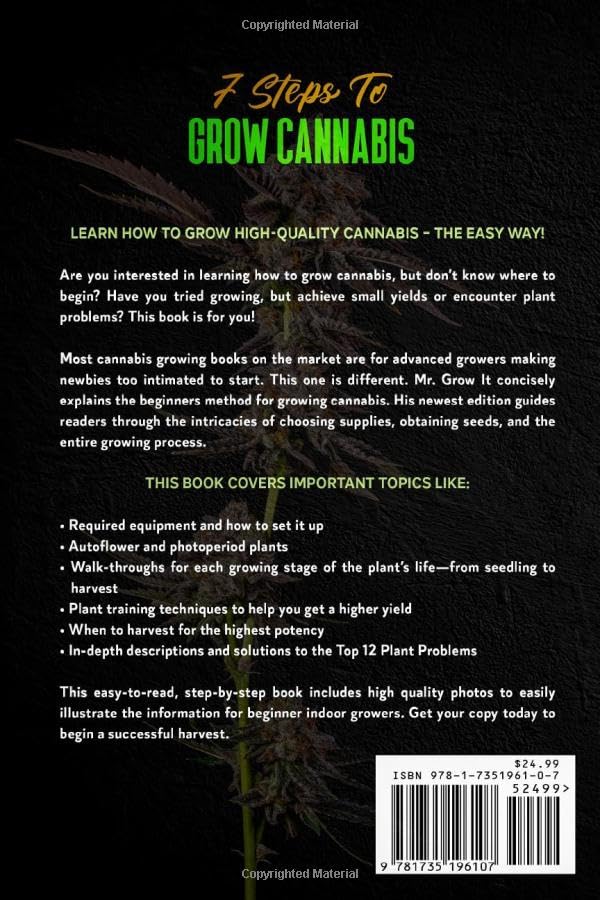 7 Steps To Grow Cannabis: A Complete Beginner's Guide To Growing Cannabis Indoors