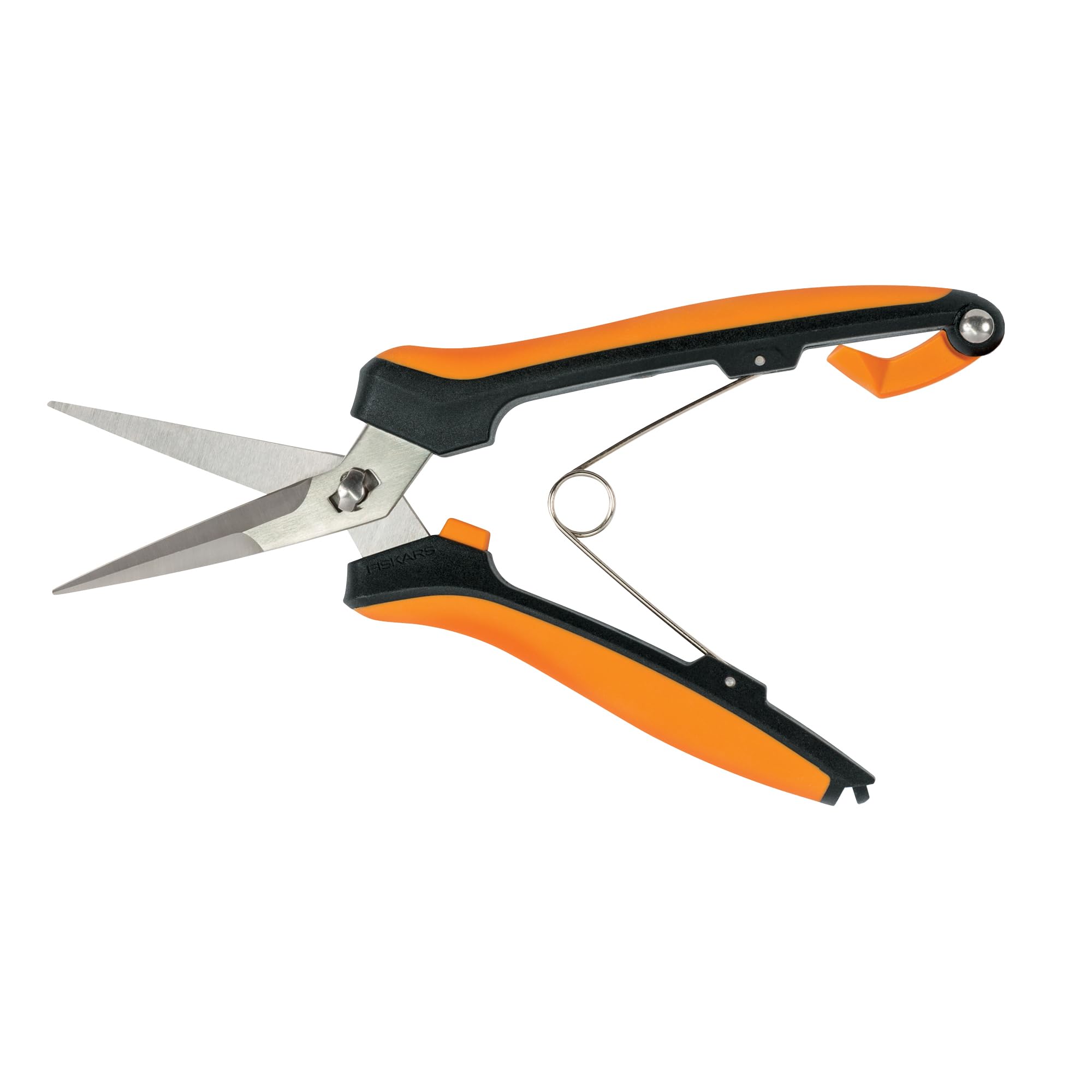 Fiskars 6" Non-Stick Pruning Snips, Resin-Resistant Garden Scissors