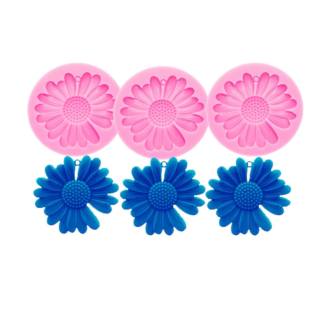 3pc Marijuana Silicone Keychain Mold, Pot Leaf Hemp Resin Epoxy Molds with 10Pc Key Ring (DY0156+DY0156+DY0156+PJ)