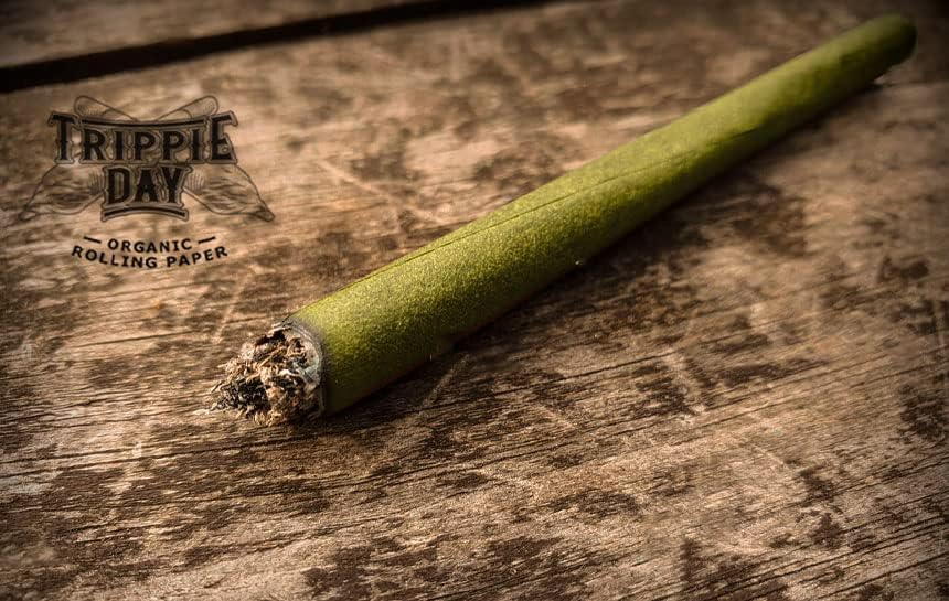 Trippie Day 50 Pre rolled Pressed Hemp Cones | Includes Packing Sticks | 1 1/4 size (84mm)