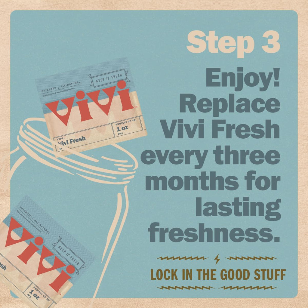 Vivi Fresh 5 LB Humidity Control Pack | Individually Wrapped | For All Airtight Storage Containers, Store Longer and Preserve Freshness | Made in the USA by Boveda