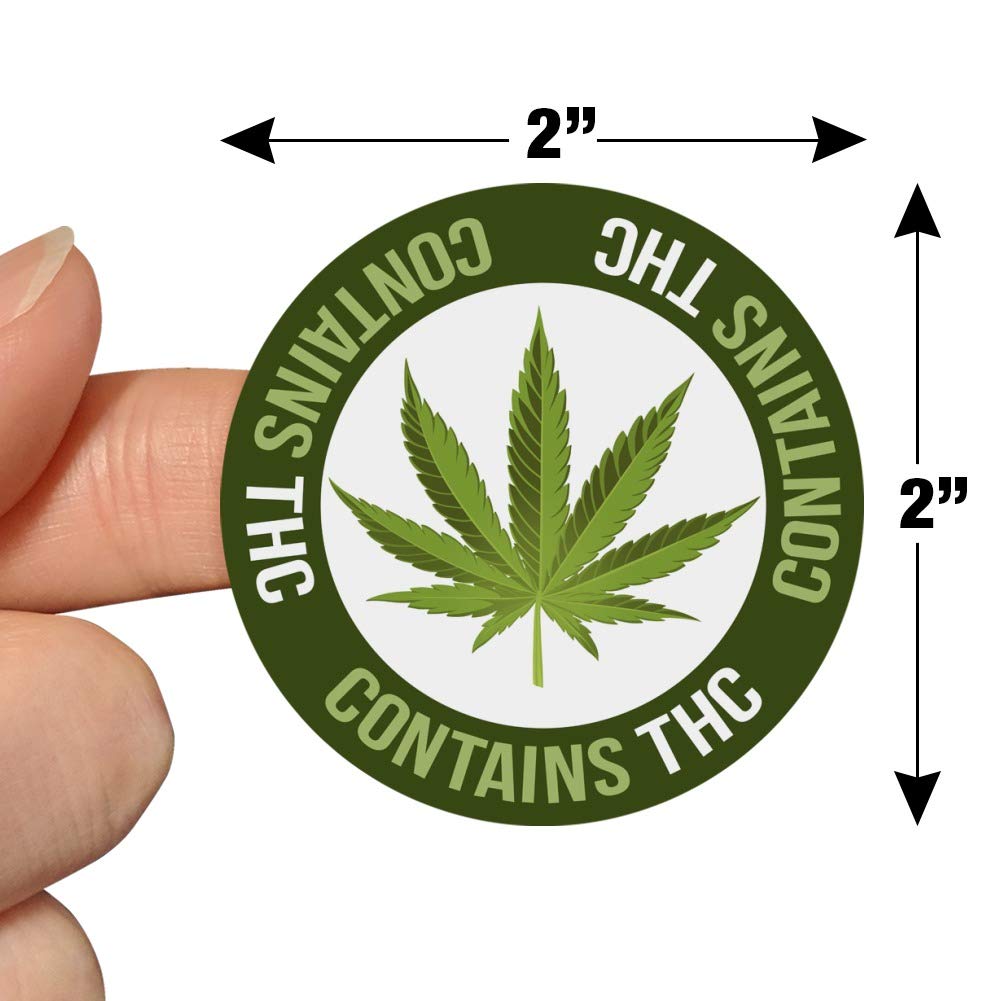 Contains THC Cannabis Marijuana Pot Planner Calendar Scrapbooking Crafting
